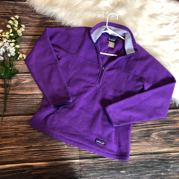 Patagonia Sweaters - Women's Patagonia Purple Synchilla Sweater